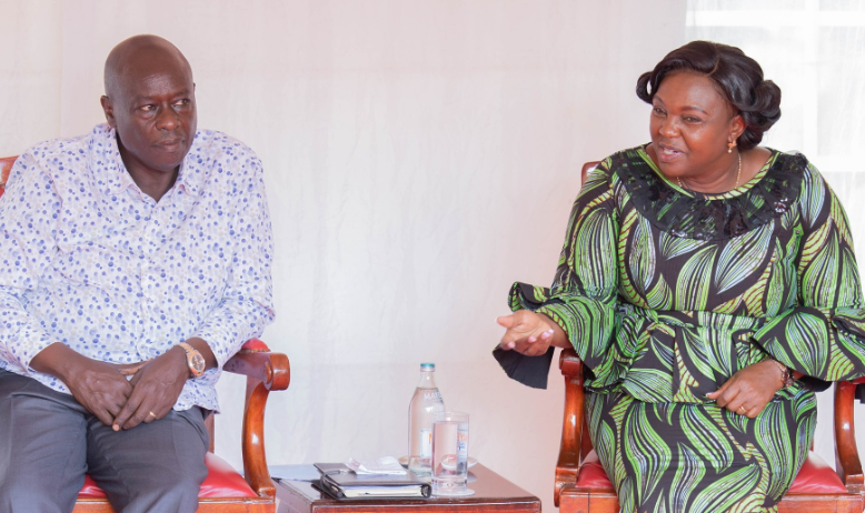 File Image of DP Rigathi Gachagua and his wife Pastor Dorcas Rigathi.